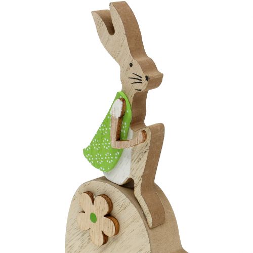 Floristik24 Medinis zuikis ant širdies 16,5cm 4vnt