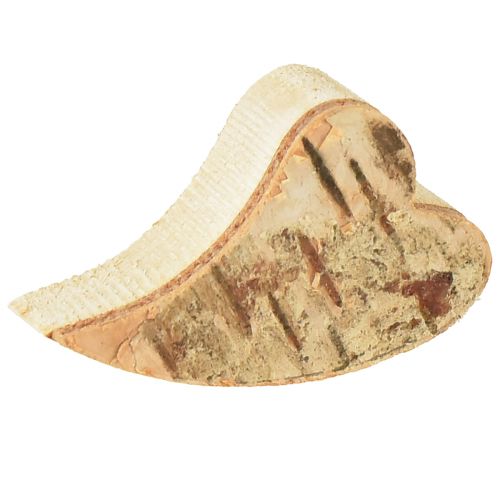 daiktų Medinės širdelės su beržo koše Beržo širdelės 3–4cm 30 vnt