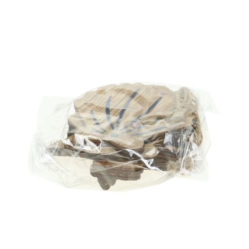 Floristik24 Medinių kabyklų asortimentas jūrinis 8,5cm - 10cm 6vnt