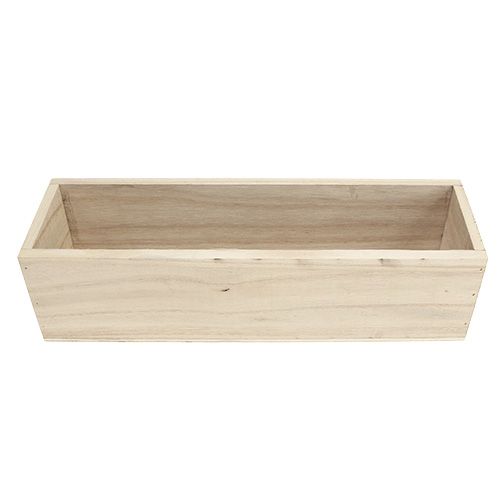 Floristik24 Medinė dėžutė natūrali 32cm x 9cm A8,5cm