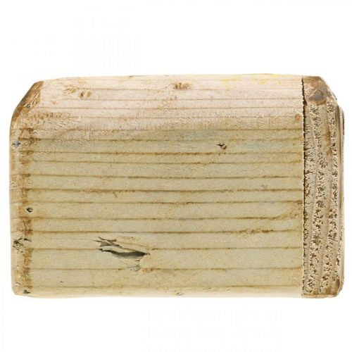 daiktų Augalų vazonas augalų dėžutė medinis gėlių vazonas natūralus 12×12×8,5 cm