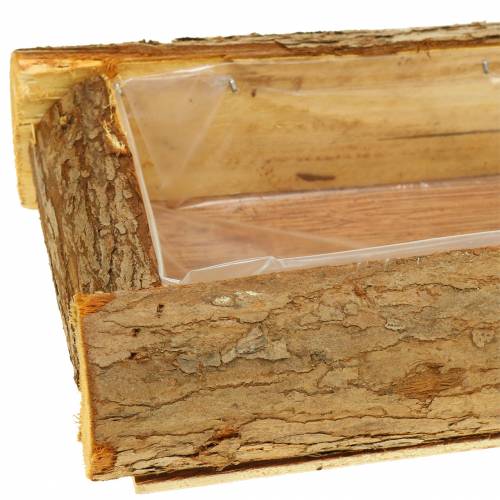 Floristik24 Natūralaus medžio sodintuvas 40cm x 15cm H6cm