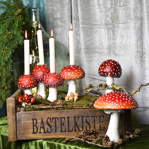 Floristik24 Medinė dėžė rankdarbių dėžutė nušiurusi dekoratyvinė dėžutė medinė 47×28,5×16,5 cm