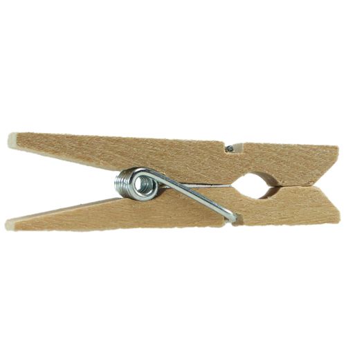 daiktų Medinis segtukas mini skalbinių segtukas dekoratyvinis segtukas 3,5cm 50 vnt