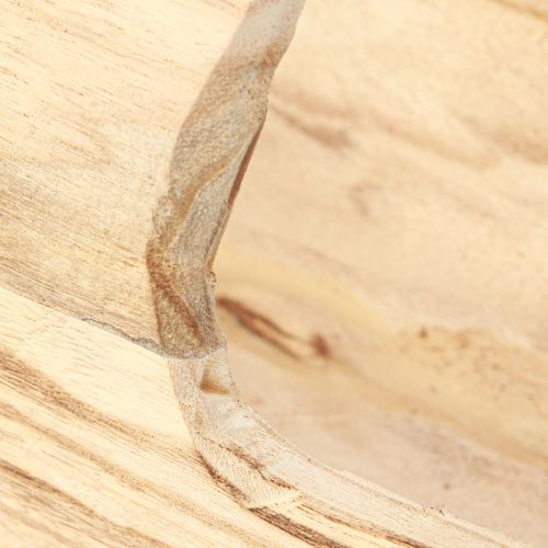 daiktų Medinis krepšelis su rankena Paulownia wood 56×16cm H16cm