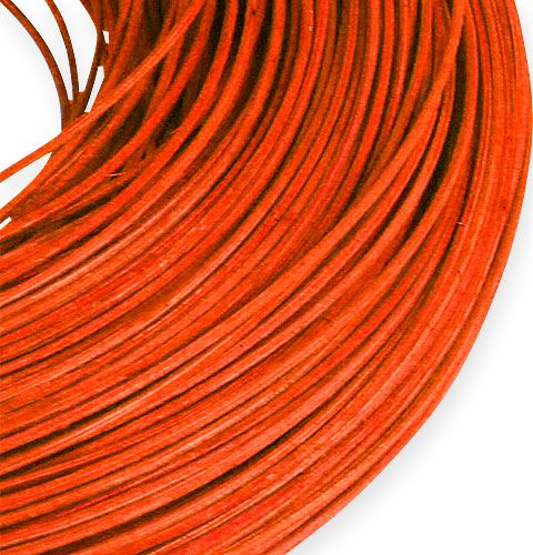 Floristik24 Ratan cukranendrių oranžinė 1,3mm 250g