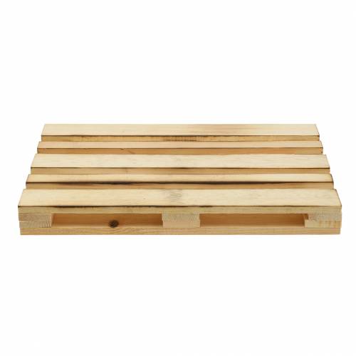 Floristik24 Mini medinių padėklų dekoratyvinis padėklas su liepsna 30 × 20 × 3 cm