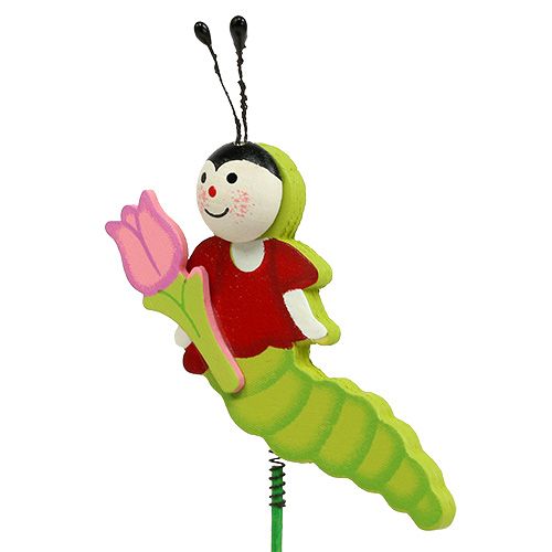 Floristik24 Medinis vikšras ant pagaliuko 8cm asilas. 24h