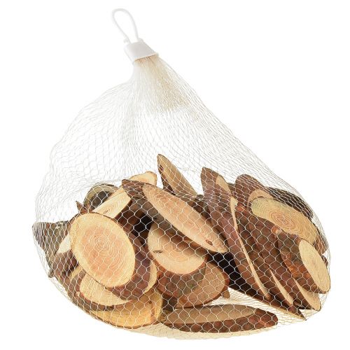 daiktų Mediniai diskai ovalo formos stalo dekoravimui amatų reikmenys 6,5-8cm 450g