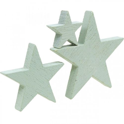 daiktų Medinių žvaigždučių puošmena išbarstyta puošmena Kalėdinė mėta 3/5/7cm 29 vnt