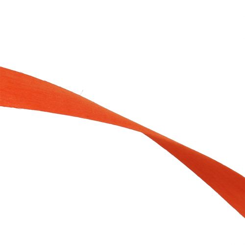 Floristik24 Medinės juostelės pynimui oranžinės spalvos 95cm - 100cm 50 vnt