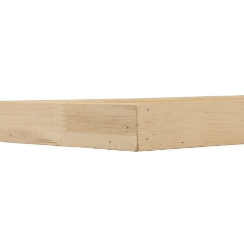 daiktų Medinis padėklas dekoratyvinis padėklas medinis stačiakampis natūralus 40×14×2,5 cm
