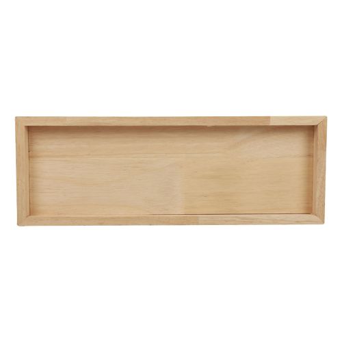 Floristik24 Medinis padėklas dekoratyvinis padėklas medinis stačiakampis natūralus 50×17×2,5 cm