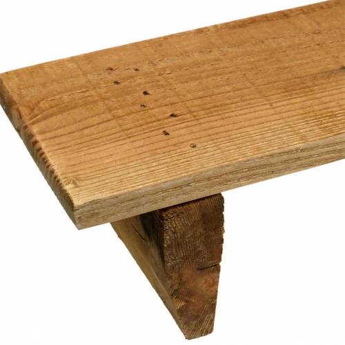 Floristik24 Medinis padėklas su natūraliomis kojelėmis 58cm H10cm