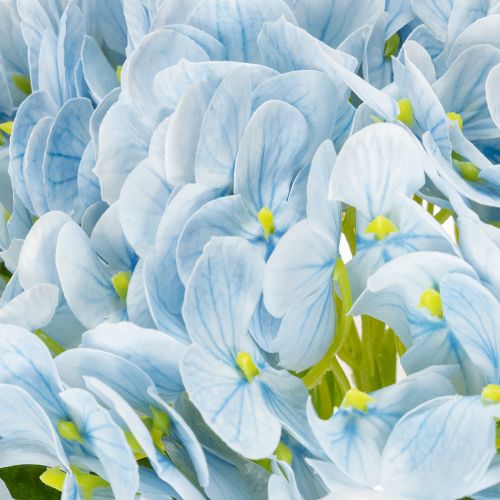 daiktų Dirbtinės hortenzijos gėlės, tikroviško dizaino, svetainės dekoravimui, 34 cm, 3 vnt.