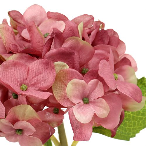 daiktų Dirbtinė hortenzija tamsiai rožinė 36cm