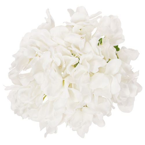 Dirbtinė hortenzija su ilgu kotu dekoravimui, 48 cm | Floristik24.lt