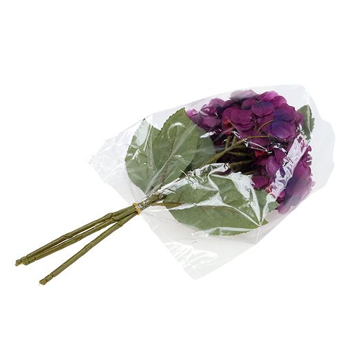 Floristik24 Hortenzija violetinė 30cm 3vnt