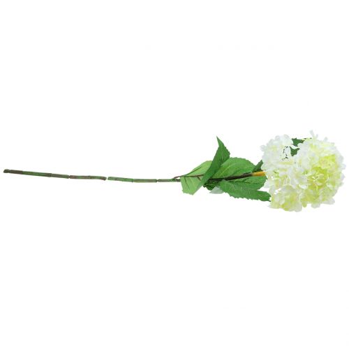 Floristik24 Hortenzija balta dirbtinė 80cm