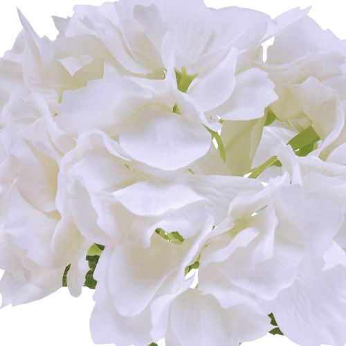 daiktų Hortenzijos dirbtinės baltos tikrosios gėlės 33cm