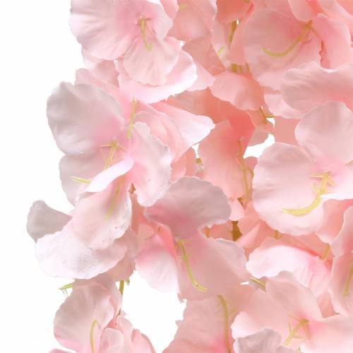 daiktų Dekoratyvinė gėlių girlianda dirbtinė šviesiai rožinė 135cm 5 vnt