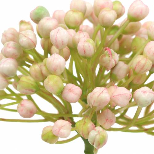 daiktų Hortenzijos pumpurų rinkinys 21cm rožinis 12 vnt