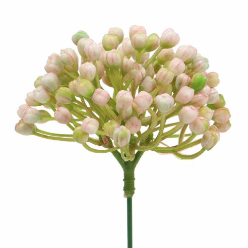 daiktų Hortenzijos pumpurų rinkinys 21cm rožinis 12 vnt