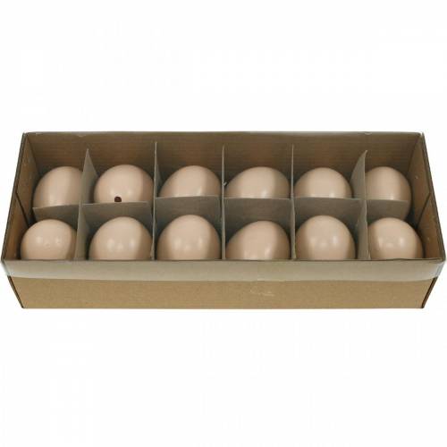 daiktų Vištienos kiaušinių kremas Velykų dekoras Blown Eggs 10 vnt