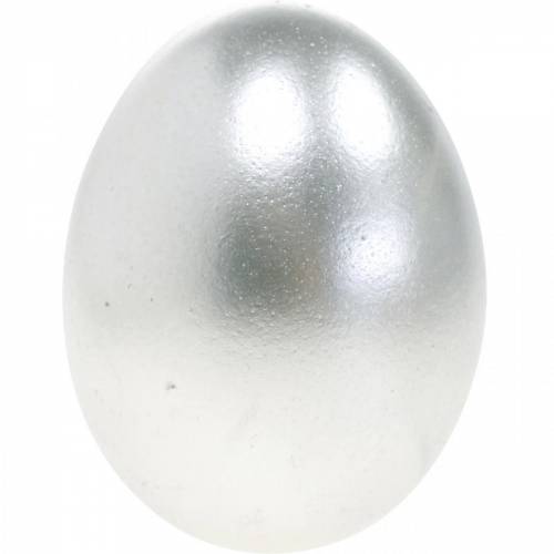 daiktų Vištienos kiaušiniai Sidabriniai Velykų papuošimai Išpūsti kiaušiniai 10vnt