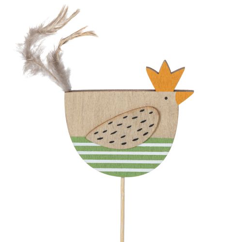 daiktų Velykinio rašto vištienos iešmeliai pavasarinei dekoracijai, 7 cm, 12 vnt.