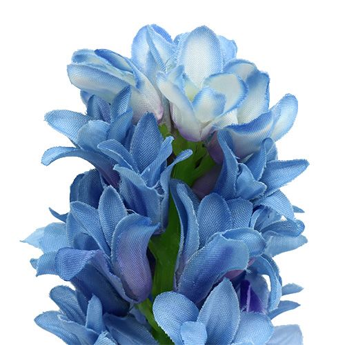 Floristik24 Hiacintas dirbtinis mėlynas, baltas 31cm 3vnt