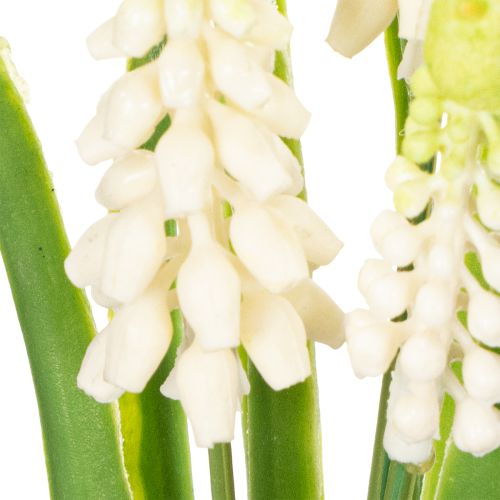 daiktų Dirbtinių gėlių vaza iš hiacinto, elegantiška stalo puošmena ir stilinga išvaizda, 20 cm