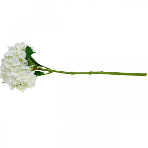 Floristik24 Hortenzija dirbtinė balta 53cm