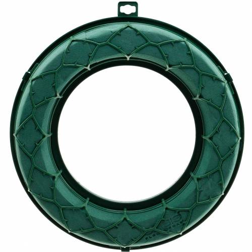 Floristik24 OASIS® IDEAL universalus gėlių putplasčio žiedas žalias Ø27,5 cm 3 vnt.