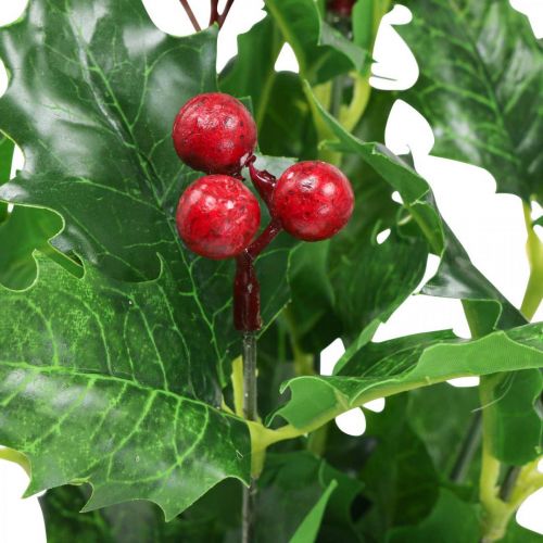 Floristik24 Holly vazone dirbtiniai augalai Ilex dirbtinis 26cm