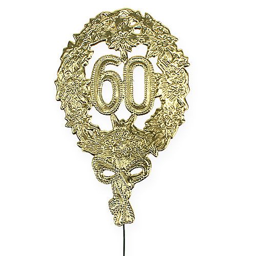 Jubiliejinis numeris 60 Ø8cm 10 vnt