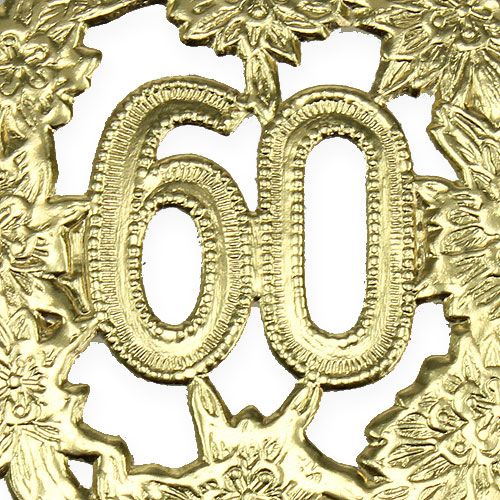 daiktų Jubiliejinis numeris 60 Ø8cm 10 vnt