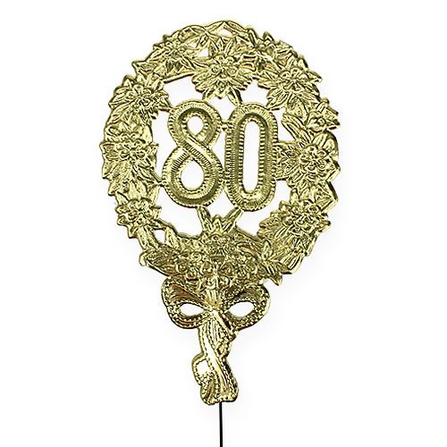 Jubiliejinis numeris 80 Ø8cm 10vnt