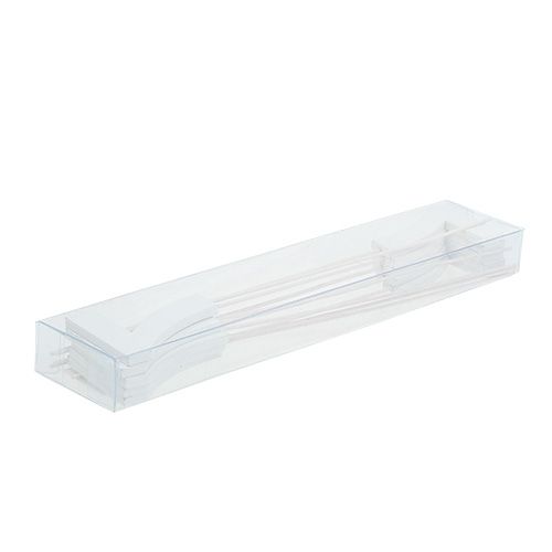daiktų Jubiliejinis numeris "7" ant pagaliuko baltas L27cm 10vnt