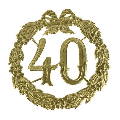 Jubiliejinis numeris 40 aukso spalvos