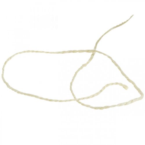 daiktų Džiuto virvelė balta, pasidaryk pats, natūralūs dekoratyviniai verpalai, dekoratyvinis virvelė Ø2mm L200m