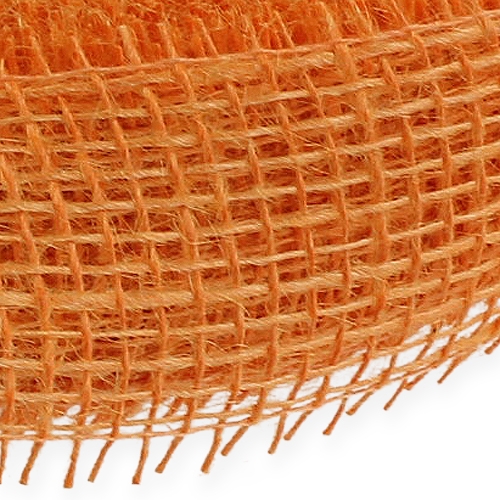 Džiuto juostelė šviesiai oranžinė 5cm 40m