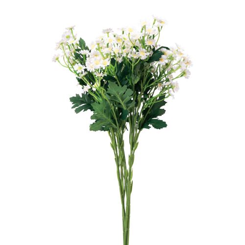 daiktų Ramunėlių dirbtinės pievos gėlės Baltos 58cm 4vnt