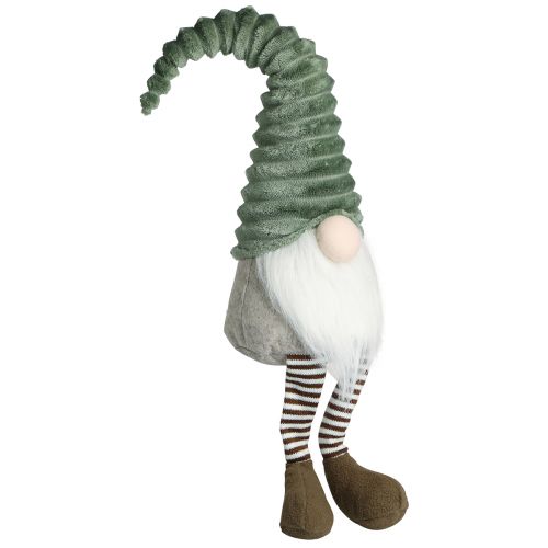 Floristik24 Edge Stool Gnome Christmas Green Brown H55cm 2vnt