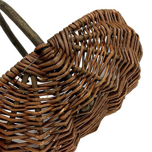 Floristik24 Bulvių krepšelis 23cm su natūralia folija