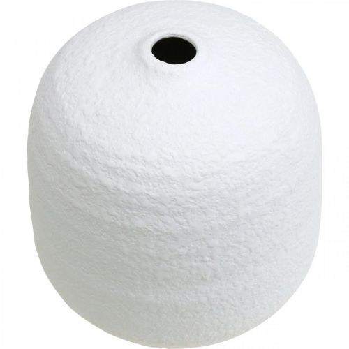 Floristik24 Keraminė vaza, dekoratyvinės vazos baltos Ø15cm H14,5cm rinkinyje 2 vnt