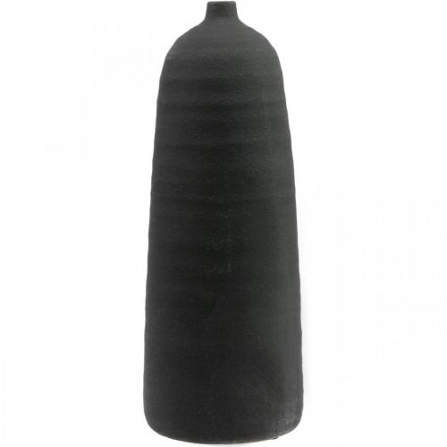 Floristik24 Keraminė vaza Black Deco Vaza grindų vaza Ø18cm H48cm