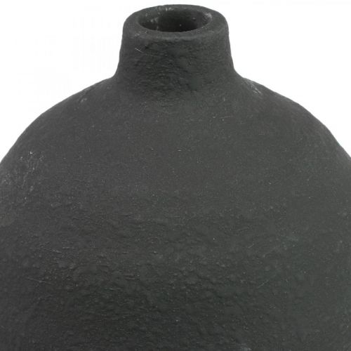 Floristik24 Keraminė vaza Black Deco Vaza grindų vaza Ø18cm H48cm