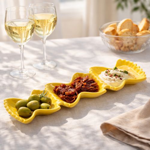 daiktų Keraminis makaronų padažo dubuo. Puikus serviravimo sprendimas kūrybingam stalo serviravimui ir šventėms. 31 cm