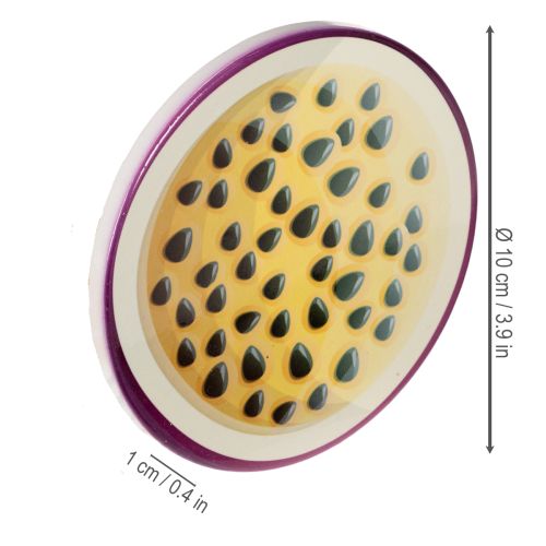 daiktų Vaisių padėkliukų rinkinys, vaisių raštas, stalo dekoracija, virtuvė ir svetainė, 10 cm, 6 dalys